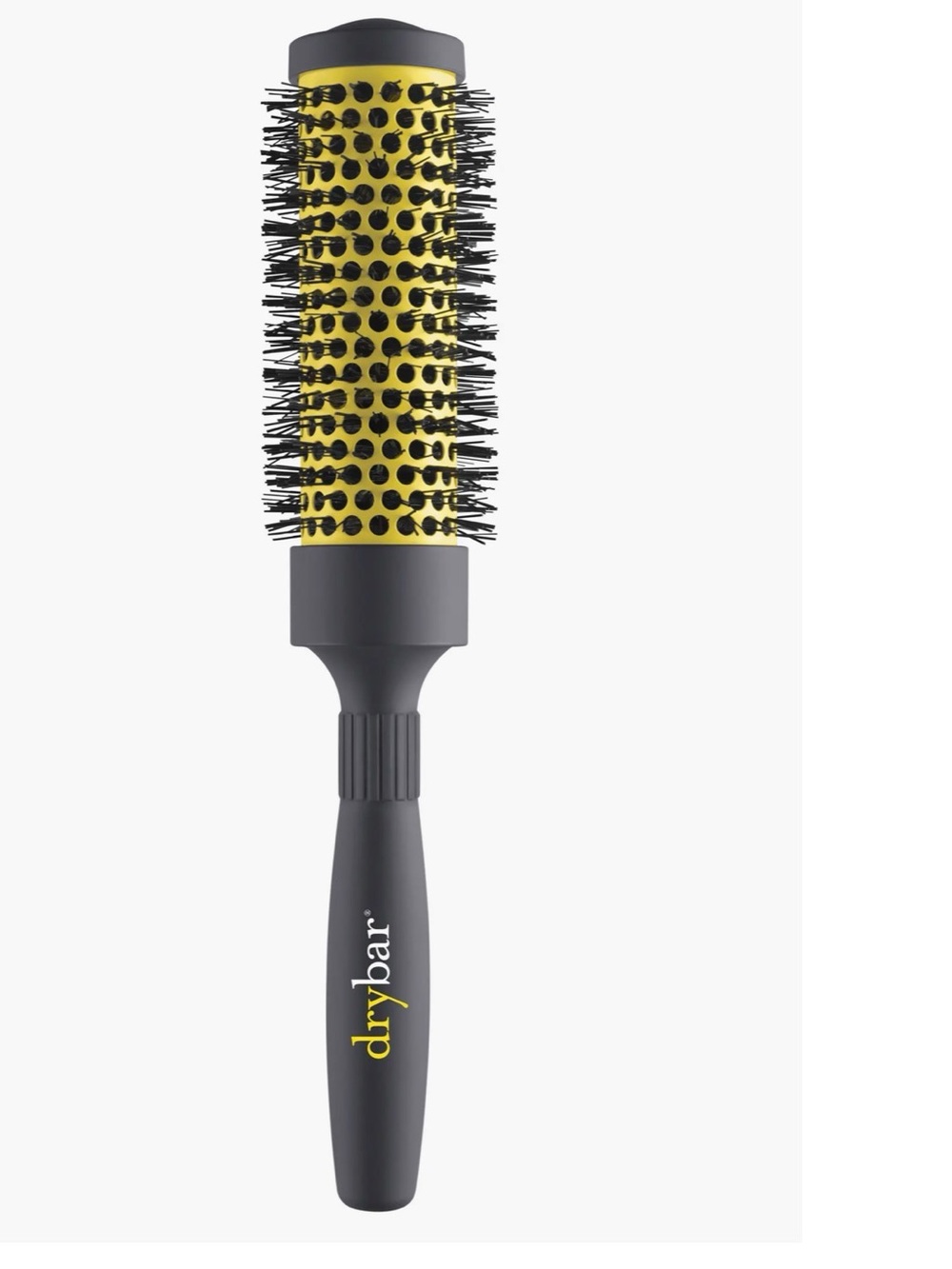 Drybar Yellow and Black Round Thermal Styling Brush
